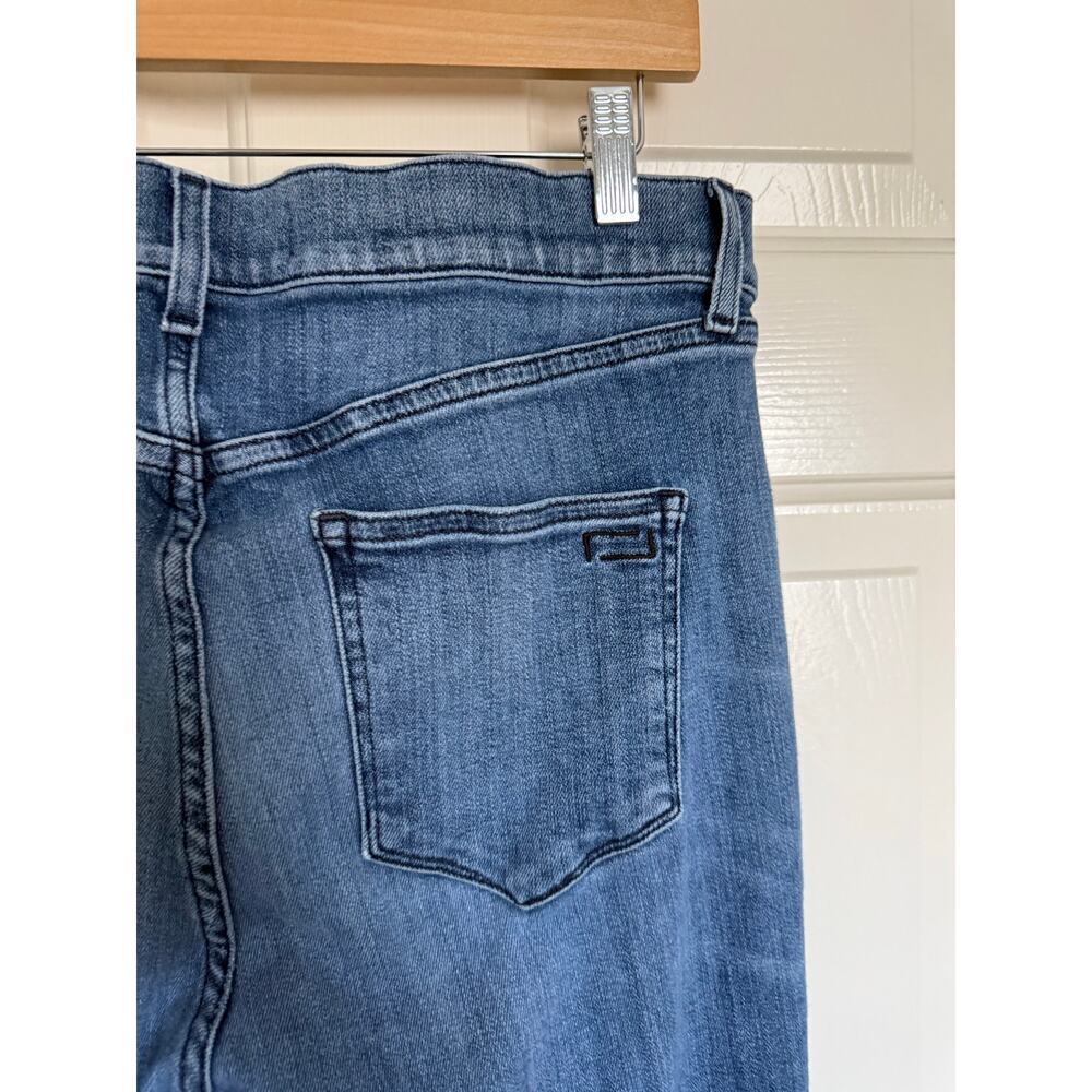 AYR The Bomb Pop Ankle Fray Straight Leg Jeans Classic Blue Wash Size 32 - Picture 7 of 14